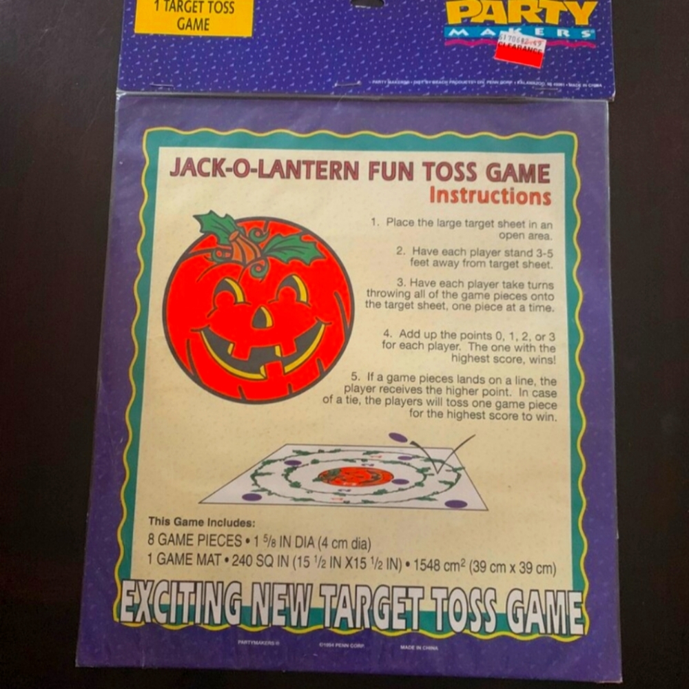 Vintage Halloween game
